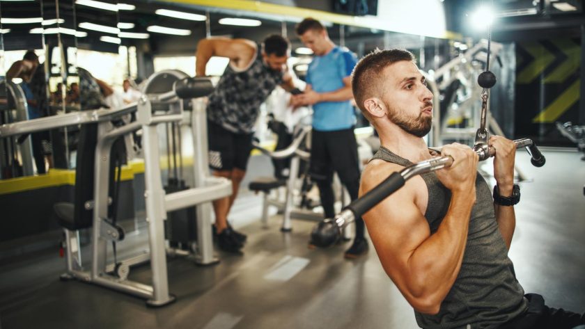 Lat machine presa supina